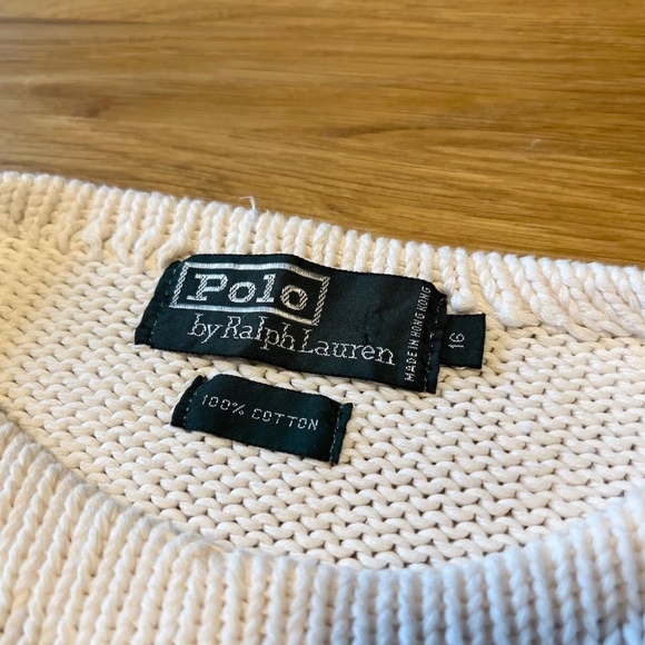 80s Vintage POLO RALPH LAUREN Sweater Sailboat Windsurfer Nautical Womens Sm 16 - Picture 4 of 12